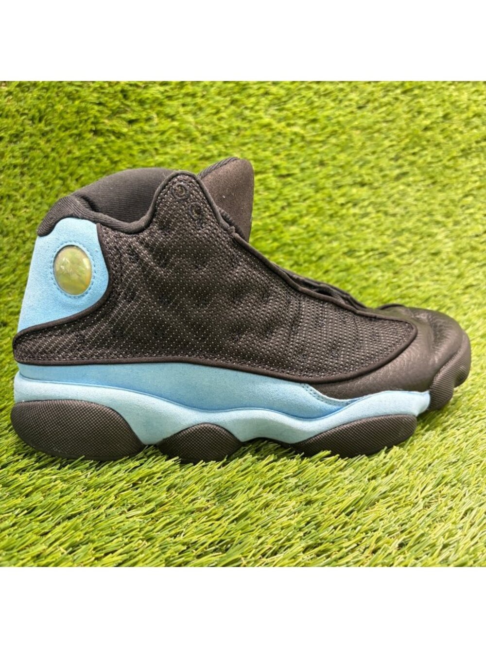 Nike Air Jordan 13 Retro Mens Size 8 Black Blue Basketball Shoes Sneakers